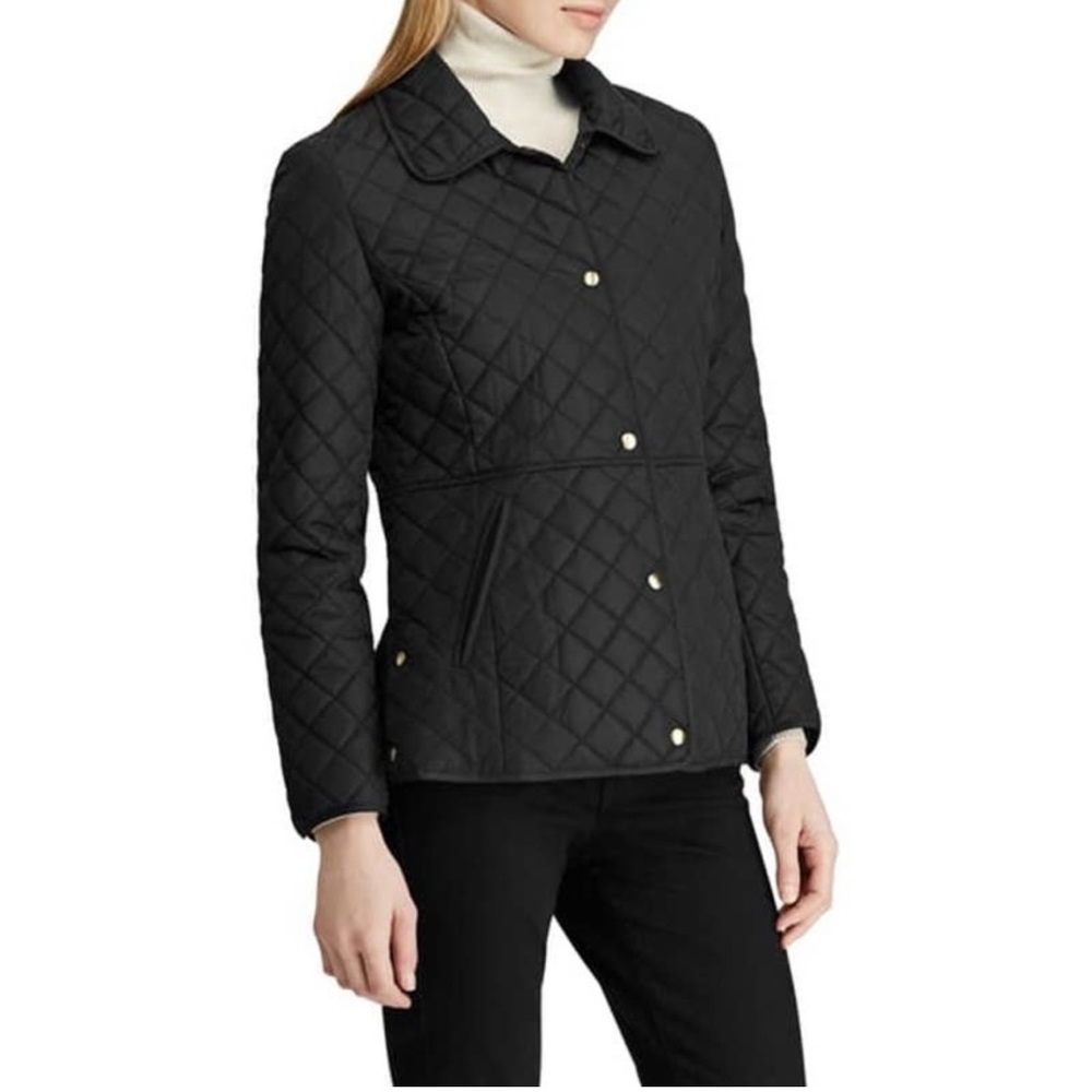 Lauren by Ralph Lauren Snap Quilted Jacket